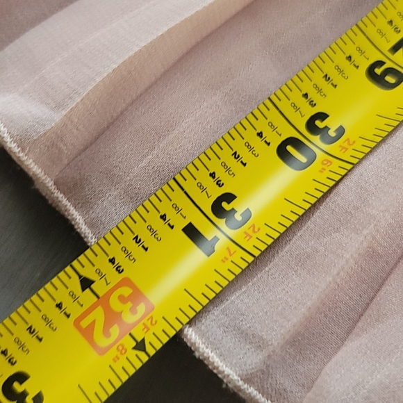 ADIVA PEACH PLEATED MIDI  CHIFFON SKIRT XL - Picture 5 of 7